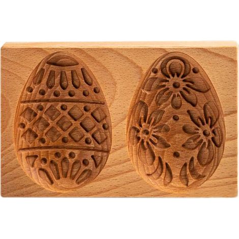 Ausstechformen aus Holz zum Selbermachen, 3D-geschnitzte Keksformen aus Holz, dekorative Keksformen zum Backen (Weihnachten, Erntedankfest, Halloween, Ostern).