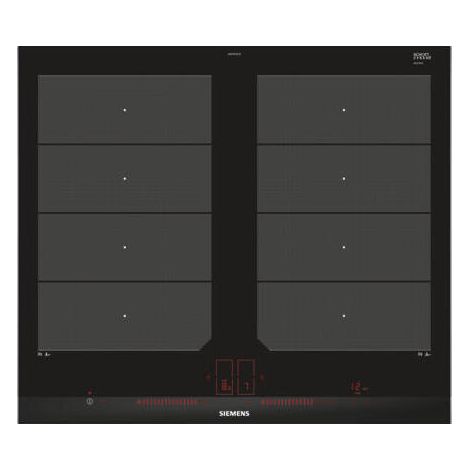 Siemens iQ700 EX675LXC1E placa de inducción negra elegante (1/3)