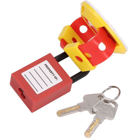 Kit de sécurité industrielle avec poignée verrouillable en nylon ignifuge pour armoire électrique (1/5)