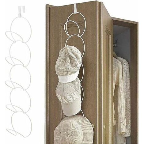 Porte-chapeau, porte-chapeau mural, porte-chapeau en fer, porte-chapeau, pour casquette de baseball, écharpe, sac à main, armoire à serviettes (1/5)