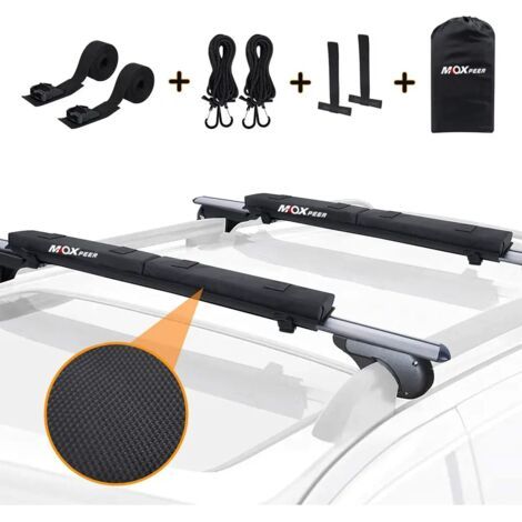 Protection de toit universelle pour kayaks/planches de surf/canoës/bagages de toit avec sangles