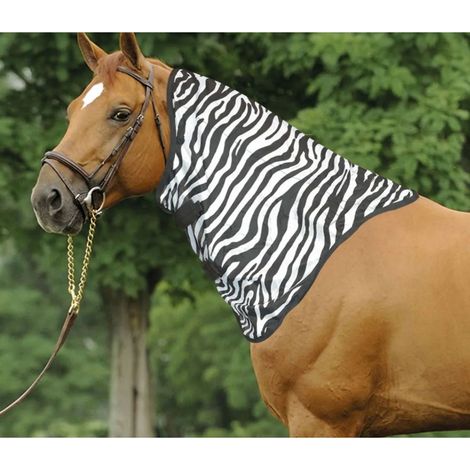 120 cm, Zebra: Collo in Rete Antimosche per cavalli modello Horses Zebra