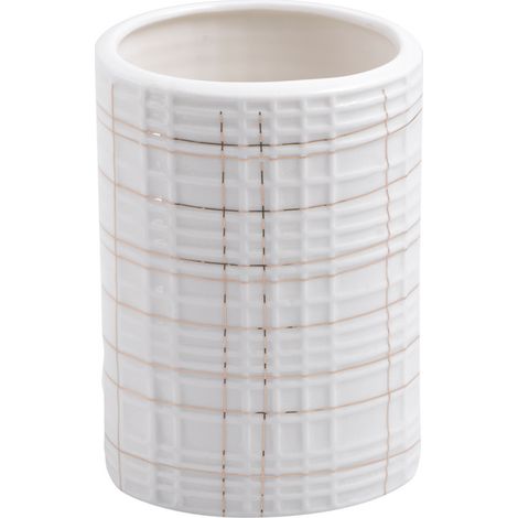 Taza de ba帽o AWD INTERIOR Alize 1369, porcelana blanca (1/2)