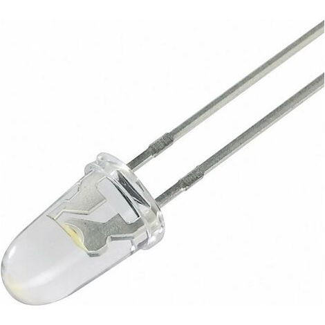 Yoldal YZ-WS3N23N LED blanc lumineux rond 3 mm 12000 mcd 23 ° 20 mA 3.2 V Q63624 (1/3)