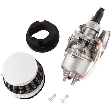 Carburateur, carburateur avec filtre à air, filtre à carburant de rechange pour mini-moto, moto tout-terrain, quad et scooter avec moteur 47cc/49cc