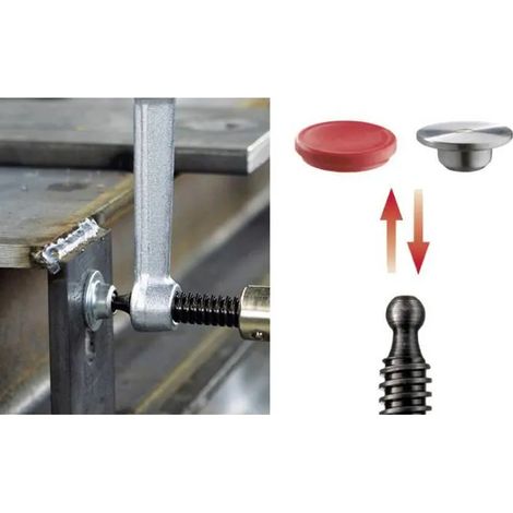BESSEY - Set di cappucci a pressione 8 pezzi