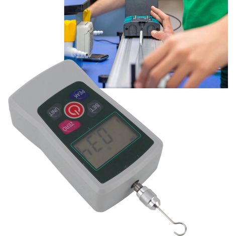 Manomètre numérique ZX Mini à force de poussée-traction, testeur de force de poussée-traction multifonctionnel de haute précision avec capteur intégré (1/5)