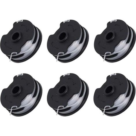 Lot de 6 bobines de rechange pour débroussailleuse sans fil Parkside PRTA 20-Li C3 IAN351753 (1/4)