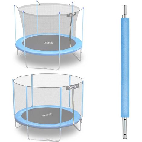 Poste inferior para trampolin con red exterior e interior de 6 pies azul neo sport 205019639 205019639 (1/4)