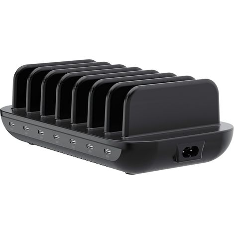 Conceptronic OZUL07B 160W 7-Port Charging Station Ladegeräte - USB -