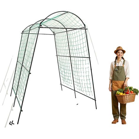 Arche de jardin, construction en métal durable, conçue pour les plantes grimpantes, M (1/5)