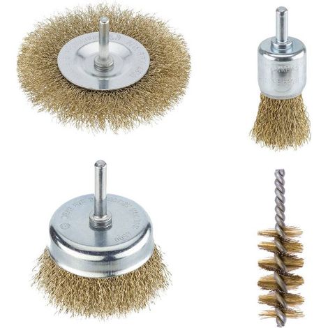 SET SPAZZOLE MISTE set 4 pezzi