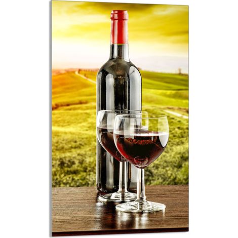 Glasschneidebrett 30x52 Wein