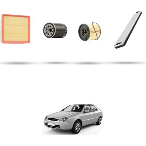 Kit tagliando 4 filtri compatibile con Citroen Xsara 2.0 HDi 80kw dal 2001 (1/5)