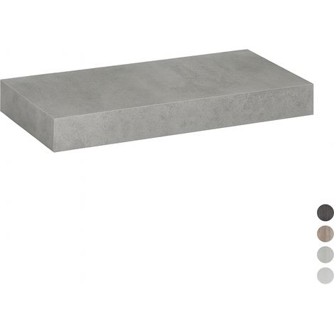 MENSOLA PER LAVABO MOD. UNIKA H 10- cm 140x46xH.10 Olmo Cemento- DH- pezzi 1 (1/2)
