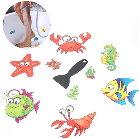 Autocollant Antidérapant pour Douche - Adhésif de Sécurité Animaux pour Baignoire et Escalier (1/5)