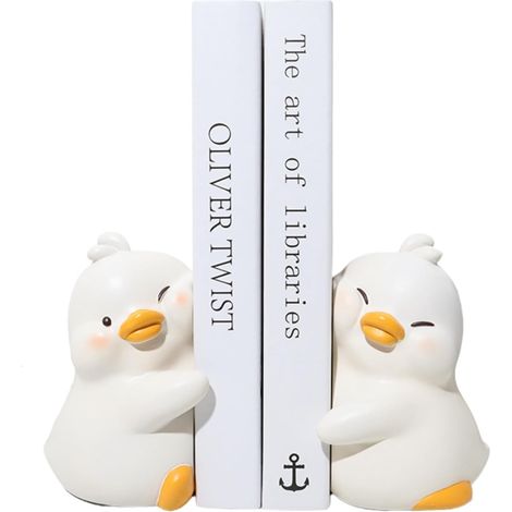 Serre-livres mignons en forme de canard - Extrémités décoratives et uniques pour votre maison et votre bureau