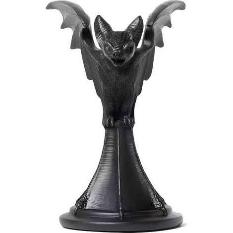 Bougeoir chauve souris, Statue de jardin, décoration en résine, décoration de maison (1/3)