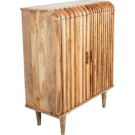 Buffet élégant bois de manguier pour un intérieur chic - Bois de manguier aux nuances chaudes (1/5)