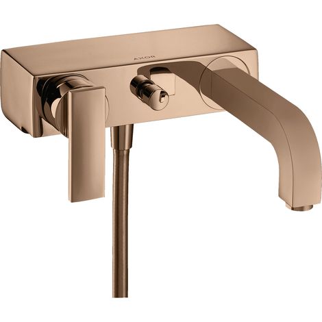 Mitigeur monocommande pour baignoire AXOR CITTERIO DN 15, encastré, or rouge poli (1/3)