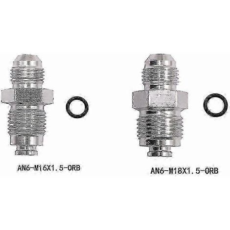 Raccords de direction assistée 6AN pour pompes d'assistance GM 16 mm et 18 mm 1,5 métrique (1/5)