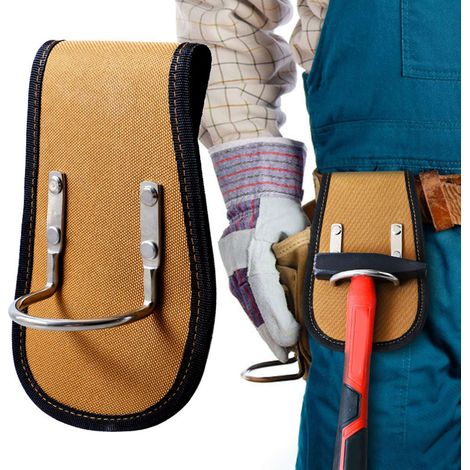 Hammerhaken, Hammerhalter, Hammerschlaufe, Klauenhammerkoffer, Eisenhaken, Gürtelhaken, tragbarer Hammerhalter für die Holzbearbeitung, Spezialwerkzeugtasche (1/5)