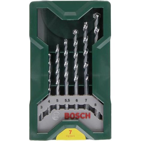 Bosch 7-Piece Mini-X-Line Masonry Drill Bit Set (1/2)