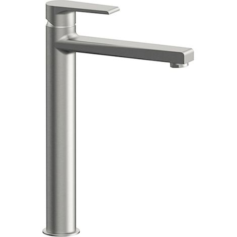 Miscelatore lavabo alto Mariani serie Artic in ottone spazzolato (1/5)