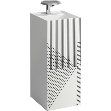 LAUFEN Kartell Lave-mains, posé, 2 trous pour robinet, sans (1/5)