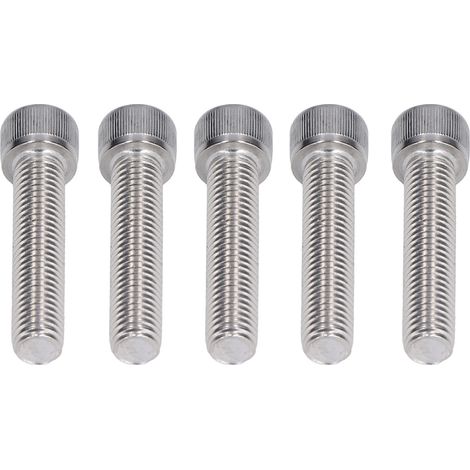 Vis à tête hexagonale creuse M12x60 Acier inoxydable A2-70, Filetage gros DIN 912, Lot de 20 pièces