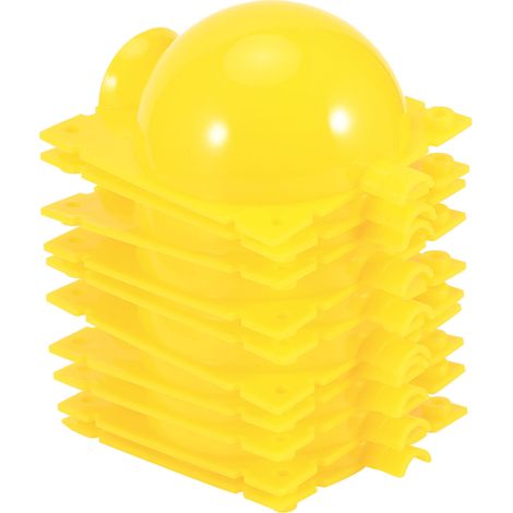 Lot de 5 dispositifs réutilisables de greffage et d'enracinement de plantes, boules de propagation haute pression pour diverses plantes, jaune (1/5)