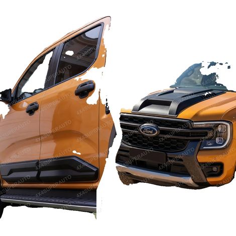 Protector de moldura de puerta lateral, protección mejorada, diseño de ajuste perfecto, FORD RANGER T9 (1/2)