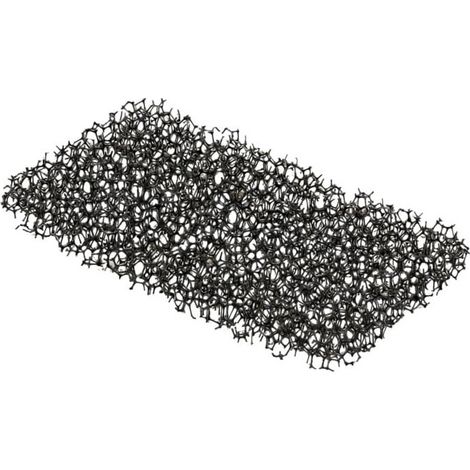 Petit filtre moteur noir (5,5 x 3,3 x 0,5 cm) pour aspirateur AEG - Tornado - Zanussi (1/2)