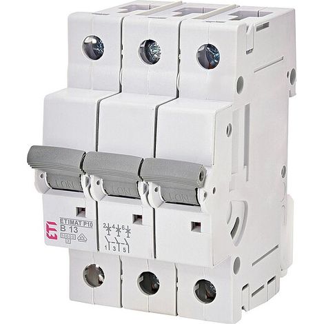 ETI Leitungsschutzschalter ETIMAT P10 3-polig, 10kA, B13, REG