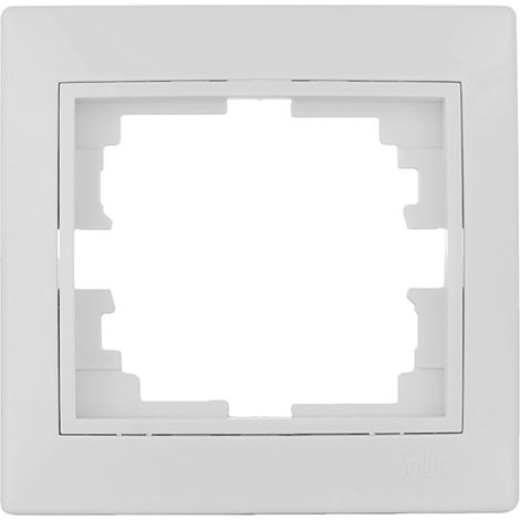 Rahmen für 1 weißes Element 83x81x10mm Europa-Serie Solera ERP71U (1/2)