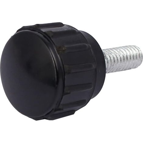 M4 x 10 mm Außengewinde 14 Durchmesser Kunststoff Bakelit Knöpfe Griff Werkzeugmaschine Schwarz (1/2)