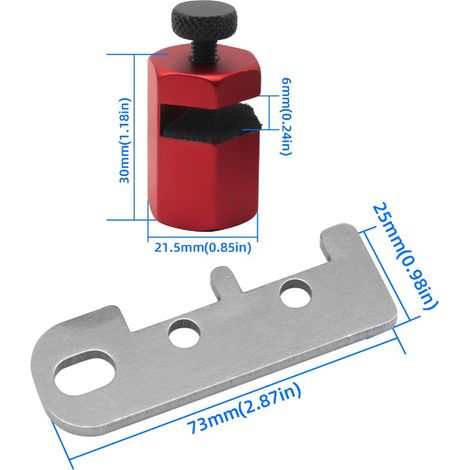 Pince auxiliaire carrée, mousqueton, jauge d'escalier, support de clip de cadre, gabarits de fixation en alliage d'aluminium, outil de longeron en métal pour scies circulaires, équerres de menuiserie (1/5)