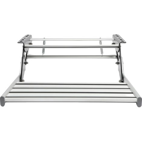 Escalón para caravana, aluminio duradero, superficie antideslizante. (1/2)