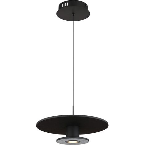 Globo - lámpara colgante - CARTER - negro - metal - Ø 38cm - LED (1/5)