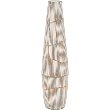 Vaso, Estrutura Bege, Diâmetro 6 cm, Sombra Creme, Branco Creme - Dadalelo (1/5)