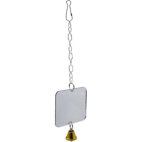 miroir Oiseaux Perroquet Miroir Perruche Miroir Oiseau Miroir Avec Cloche Jouet Miroir D'oiseau Jouets Pour Oiseaux Accessoires Oiseaux Cage Oise (1/5)