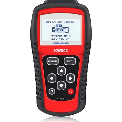 Car Diagnostics, Universal Car Diagnostic Scanner Tool Fault Code Reader KW808 OBDII OBD2 EOBD (1/5)