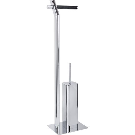 Porta carta igienica e scopino Q-BATH PREMIUM DECOR 1562 pelle (1/3)