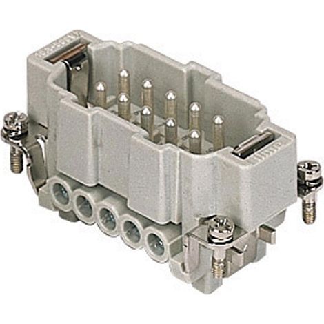 CNEM 10 TX I.L.M.E. Ilme CNE Stifteinsatz (M) ohne Drahtschutz Schraubanschluss, 10-polig+PE 500V, 16A - 1 Stück