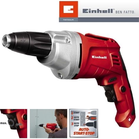 Trapano/Avvitatore ad  impulsi reversibile per viti autoperforanti e cartongesso 720W BT-DY 720E Einhell