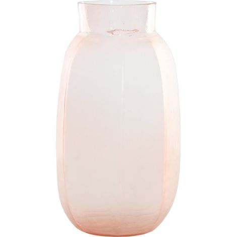 Jarron Cristal 23X23X44 4 Kg, Glaseado Rosa (1/4)