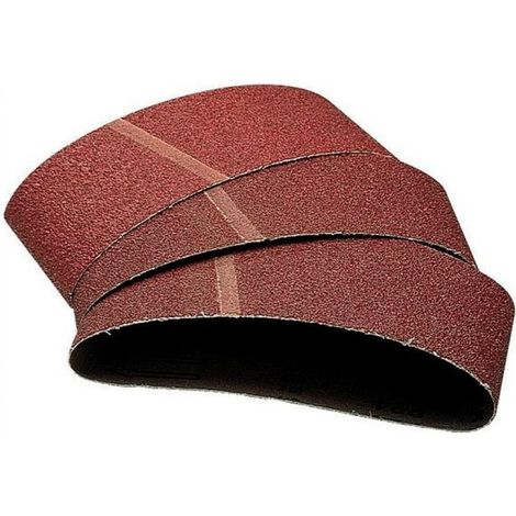 Lijas de Banda Wolfcraft Corindón Grano 80 75x533mm (Pack 3) (1920000)