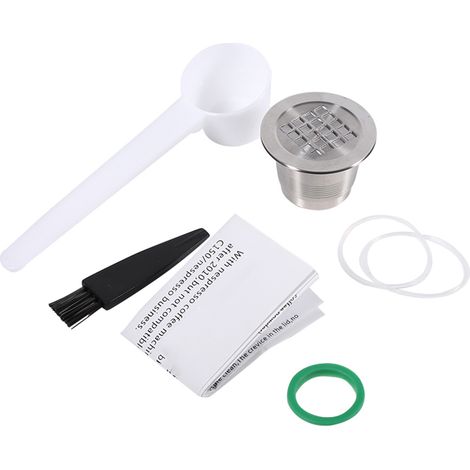 Capsule à Café Réutilisable en Acier Inoxydable pour Machine Nespresso (Surface Filetée) (1/5)
