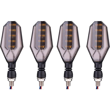 4X FRECCE UNIVERSALI MOTO INDICATORI DI DIREZIONE 30 LED 12V IMPERMEABILI 60W