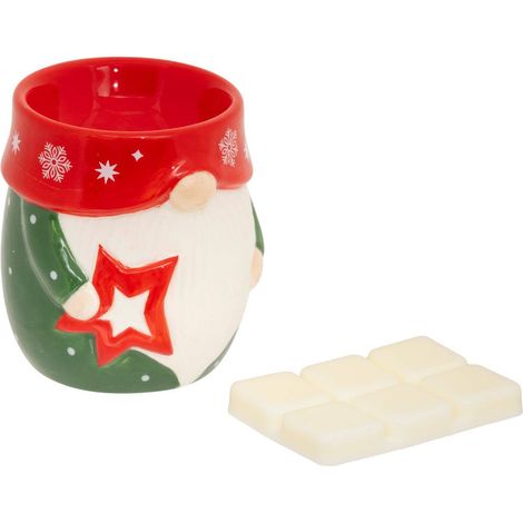 Gnomo bruciaprofumi h.9cm in ceramica - Atmosphera créateur d'intérieur